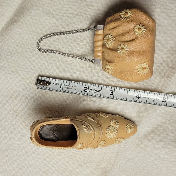 Miniature High Heel Shoes & Matching Handbags Fashionable Figurines Resin 10 pc - Picture 14 of 16